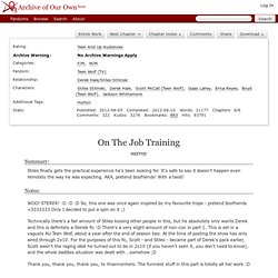 On The Job Training - Chapter 1 - suzvoy - Teen Wolf