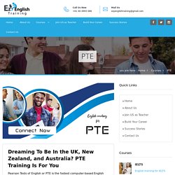 PTE Coaching Cochin, Delhi & Chandigarh