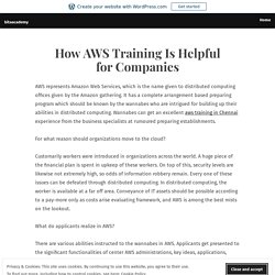 How AWS Training Is Helpful for Companies – bitaacademy