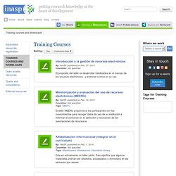 Training courses and downloads