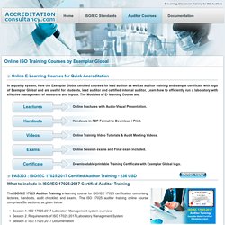 Online ISO Training Courses by Exemplar Global