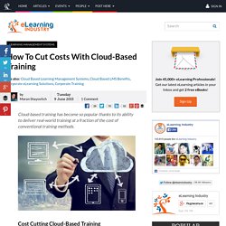 How To Cut Costs With Cloud-Based Training
