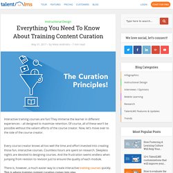 Training Content Curation: Everything you need to know – TalentLMS Blog