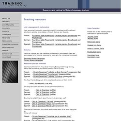 Training for Learning