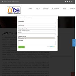 Java Training in Indore with 100% Placements