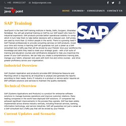 Sap Training in Noida, Delhi/NCR - JavaTpoint