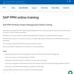 SAP Portfolio Project Management Training