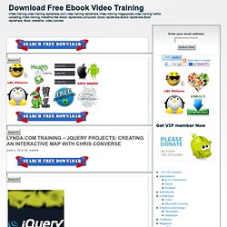 Lynda com Training - jQuery Projects: Creating an Interactive Map with Chris Converse