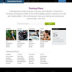 Training Plans - Search by Type or Author | TrainingPeaks