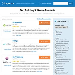 Capterra list of Top Training Software