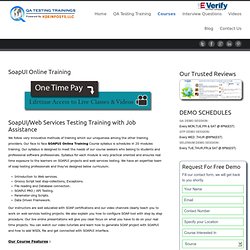 SOAPUI Online Training