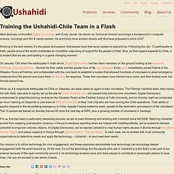 Training the Ushahidi-Chile Team in a Flash