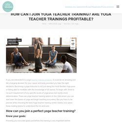 How Can I Join Yoga Teacher Training? Are Yoga Teacher Trainings Profitable? - InBALANCE Wellness and Yoga
