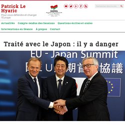 Traité avec le Japon : il y a danger