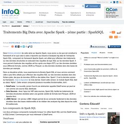 Traitements Big Data avec Apache Spark - 2ème partie : SparkSQL