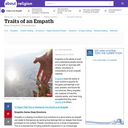 Traits of an Empath