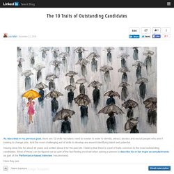 The 10 Traits of Outstanding Candidates