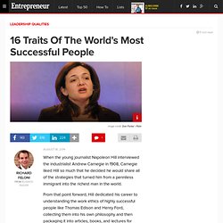 16 Traits Of The World's Most Successful People
