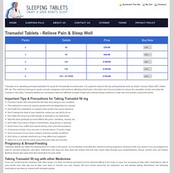 Tramadol Tablets 50mg sleeping pills now sleepingtabs.com