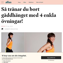 Så tränar du bort gäddhänget med 4 enkla övningar!