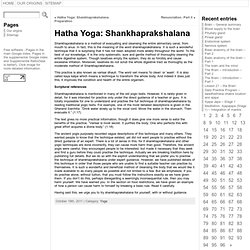 Hatha Yoga: Shankhaprakshalana