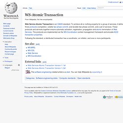 WS-Atomic Transaction
