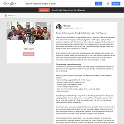 Wes Lum - Google+ - Review of the transaction through Zenfolio.com & print from…