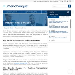 Transactional Services