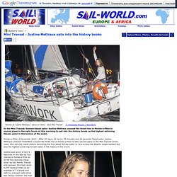 Mini Transat - Justine Mettraux sails into the history books