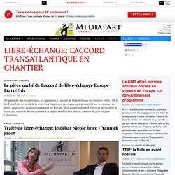 Dossier Médiapart sur l'accord transatlantique