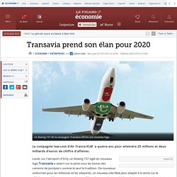 Transavia prend son élan pour 2020