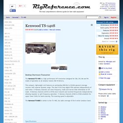 Kenwood TS-140S Transceiver - RigReference.com