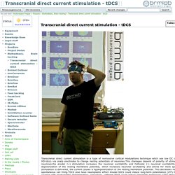 Transcranial direct current stimulation - tDCS [brmlab]