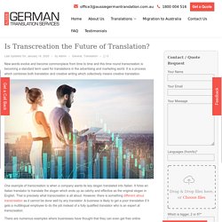 Is Transcreation the Future of Translation?