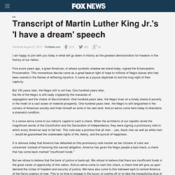 Transcript of Martin Luther King Jr.'s 'I have a dream' speech
