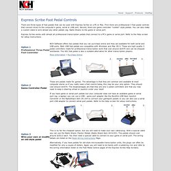 Express Scribe Transcription Playback System - Foot Pedal Controls