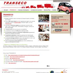 TRANSECO - TRANSECO transports et courses