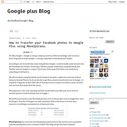 How to Transfer your Facebook photos to Google Plus