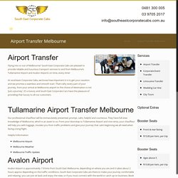 Chauffeur Service Melbourne