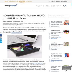 How To Transfer a DVD to a USB Flash Drive