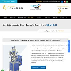 Heat Transfer Printing Machine for Kids Products, Bottles, Glasses - Technoprintindia