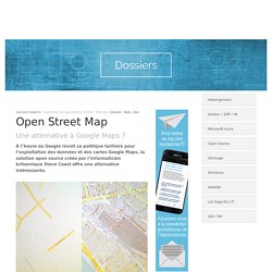 Open Street Map L'1FO : Fil d'actus transfo numérique, RGPD, IA, SSI, RV, cybersociété...