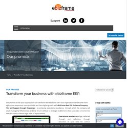 Transform Your Business - ebizframe ERP