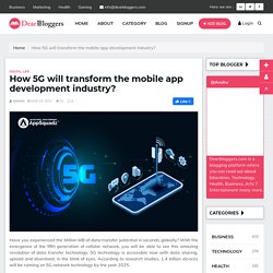 How 5G will transform the mobile app development industry?