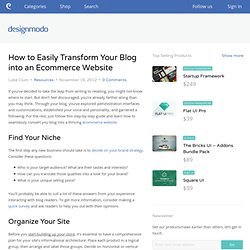 How to Easily Transform Your Blog into an Ecommerce Website