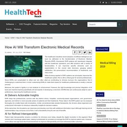 How AI Will Transform Electronic Medical Records - ERHERH