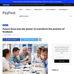 Future focus has the power to transform the practice of feedback