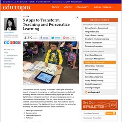 5 Apps to Transform Teaching and Personalize Learning
