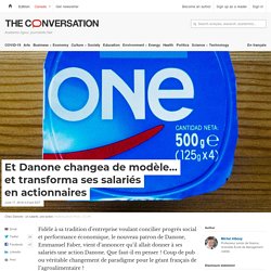 Et Danone changea de modèle… et transforma ses salariés en actionnaires