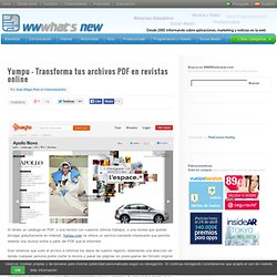Yumpu – Transforma tus archivos PDF en revistas online